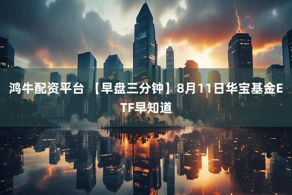 鸿牛配资平台 【早盘三分钟】8月11日华宝基金ETF早知道